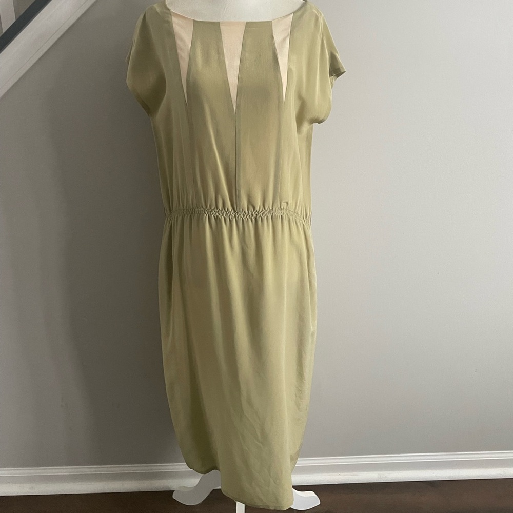Vintage Silk Green Dress